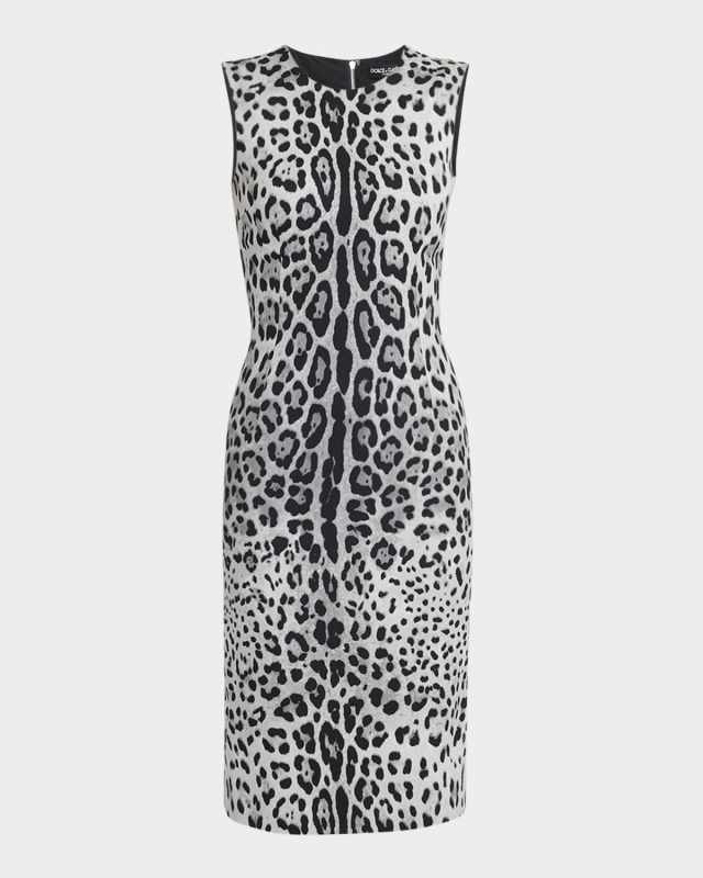 Printed Charmeuse Dress